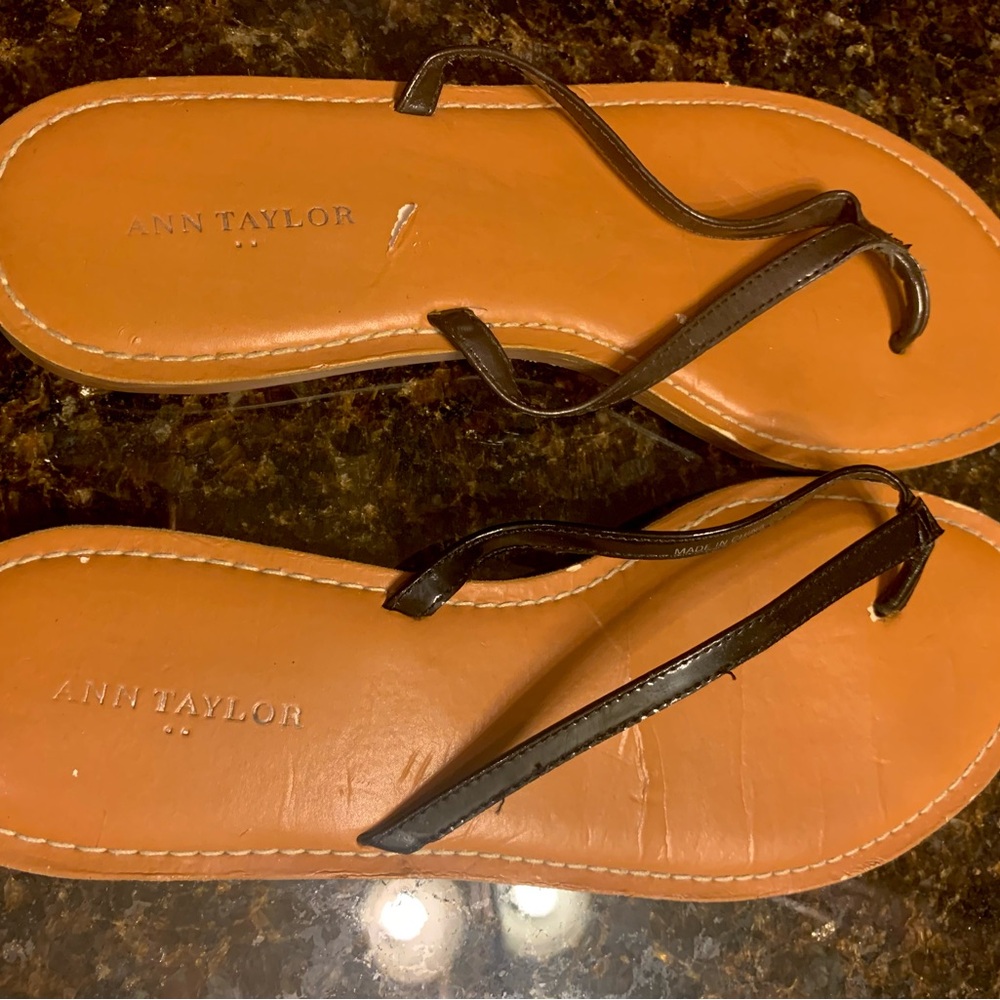 Ann Taylor black sandals